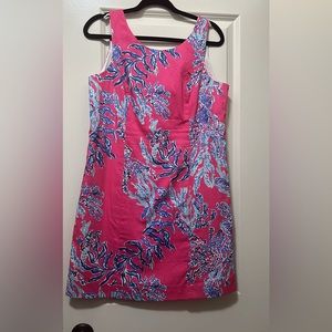 Lilly Pulitzer Pink Samba Cathy shift size 10
